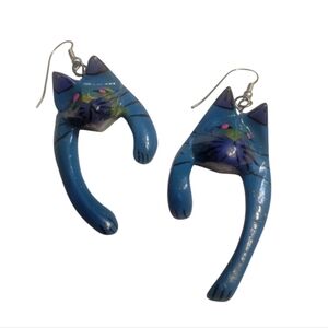 Artsian Whimsical Cat Earrings